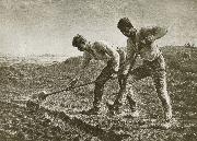Jean Francois Millet, Two person dig the land